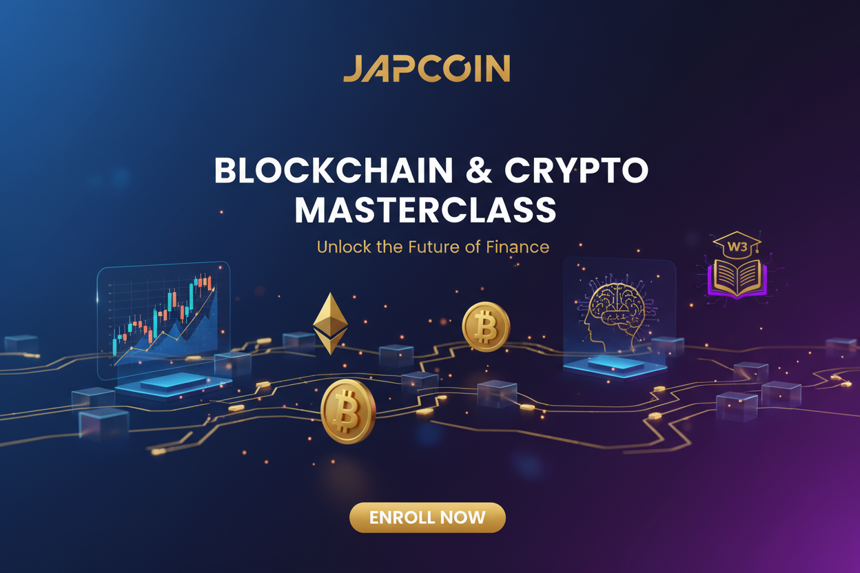 Blockchain and crypto masterclass  by Japcoin
